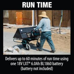 Image du fabricant 4 du Makita Brouette plateau plat 36V