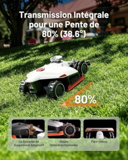 Image du fabricant 4 du MAMMOTION LUBA 2 AWD robot tondeuse