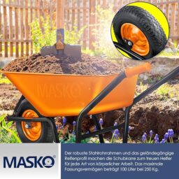 Image du fabricant 4 du MASKO brouette chantier 100L