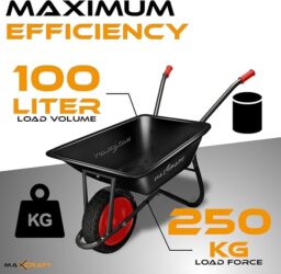 Image du fabricant 4 du MAXCRAFT Brouette Chantier 250kg