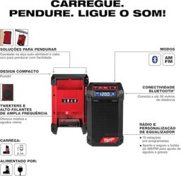 Image du fabricant 4 du Milwaukee M12 Haut-Parleur Sans Fil