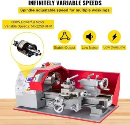 Image du fabricant 4 du Mini tour à métaux 600W compact