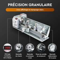 Image du fabricant 4 du Mini Tour à Métaux CREWORKS 1100W