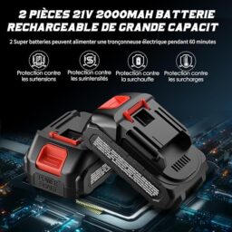 Image du fabricant 4 du Mini tronçonneuse à batterie 800W