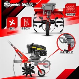 Image du fabricant 4 du Motobineuse Thermique 139cc Elem Garden