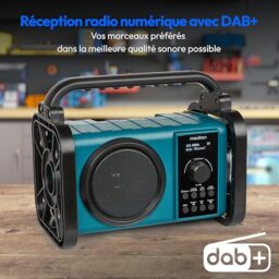 Image du fabricant 4 du Radio chantier MEDION E66877 bleu