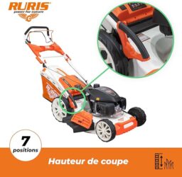 Image du fabricant 4 du RURIS POWER FOR NATURE tondeuse thermique