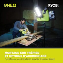 Image du fabricant 4 du RYOBI Lampe LED triple panneaux
