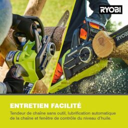 Image du fabricant 4 du RYOBI Tronçonneuse Sans Fil 18V ONE+