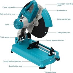 Image du fabricant 4 du Scie à métaux 2800W compacte