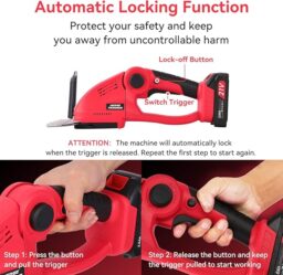 Image du fabricant 4 du Taille-haie sans Fil Cisaille Electrique