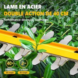 Image du fabricant 4 du Taille-haie sans fil télescopique Alloyman