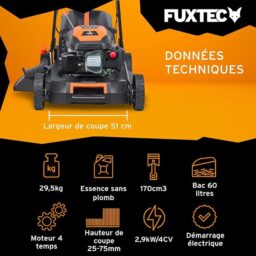 Image du fabricant 4 du Tondeuse thermique FUXTEC FX-RM5170eS