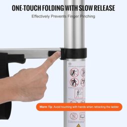 Image du fabricant 4 du VEVOR Échelle télescopique aluminium