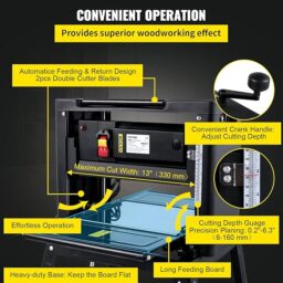 Image du fabricant 4 du VEVOR raboteuse bois électrique