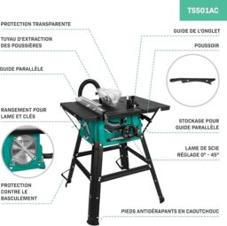 Image du fabricant 4 du VONROC Scie Table 1500W