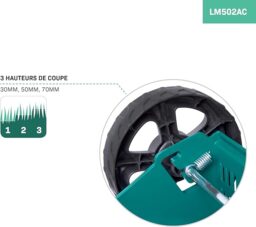 Image du fabricant 5 du VONROC Tondeuse Gazon 1300W compacte