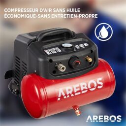 Image du fabricant 5 du Arebos compresseur d'air 6L 1200W