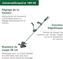 Image du fabricant 5 du Bosch Coupe-Bordures UniversalGrassCut