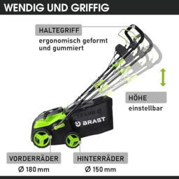 Image du fabricant 5 du BRAST scarificateur électrique 1800W