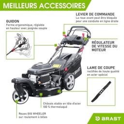 Image du fabricant 5 du BRAST tondeuse thermique 3 roues TRIKE