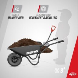Image du fabricant 5 du Brouette enfant BERG Dempy Noir