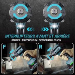 Image du fabricant 5 du Clé à Chocs Sans Fil 1000Nm