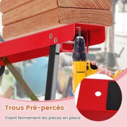 Image du fabricant 5 du COSTWAY tréteaux métalliques portables