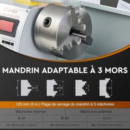 Image du fabricant 5 du CREWORKS Mini Tour Métaux 750W