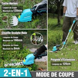 Image du fabricant 5 du DURATECH Cisaille Sculpte-Haie Électrique