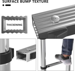 Image du fabricant 5 du Échelle télescopique acier inox