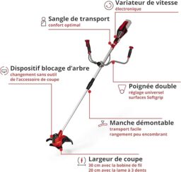 Image du fabricant 5 du Einhell Débroussailleuse AGILLO 18V