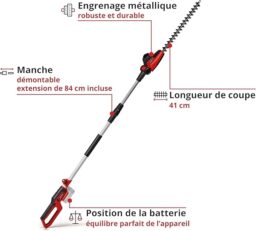 Image du fabricant 5 du Einhell Taille-haies GC-HH 18-45 Li