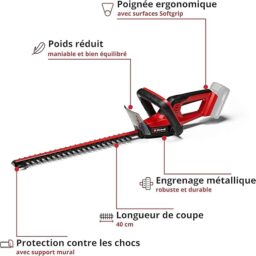 Image du fabricant 5 du Einhell Taille-haies sans fil GC-CH