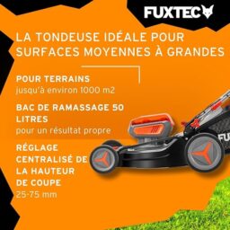Image du fabricant 5 du Fuxtec Tondeuse à Gazon sans Fil