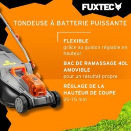 Image du fabricant 5 du Fuxtec Tondeuse à Gazon sans Fil