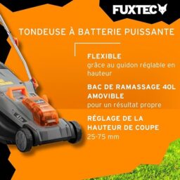 Image du fabricant 5 du Fuxtec Tondeuse à Gazon sans Fil