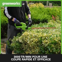 Image du fabricant 5 du Greenworks G24HT56K2 taille-haie