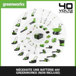 Image du fabricant 5 du Greenworks G40HT61 taille-haie batterie