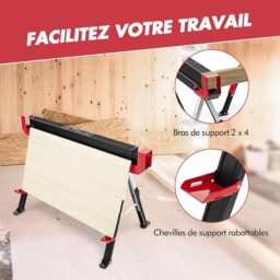 Image du fabricant 5 du GYMAX Tréteaux pliables métalliques