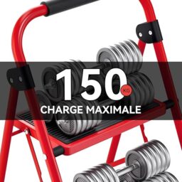 Image du fabricant 5 du KINGRACK Escabeau 2 Marches Rouge