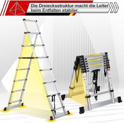 Image du fabricant 5 du Lospitch Échelle télescopique aluminium
