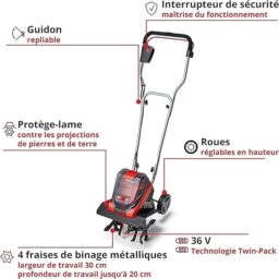 Image du fabricant 5 du Motobineuse Einhell GE-CR 30 Li