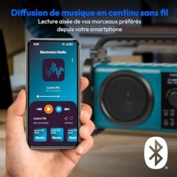 Image du fabricant 5 du Radio chantier MEDION E66877 bleu