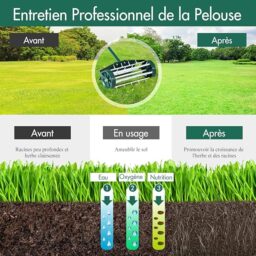 Image du fabricant 5 du RELAX4LIFE scarificateur gazon vert