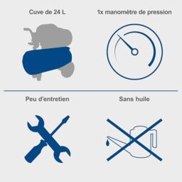 Image du fabricant 5 du Scheppach compresseur HC26Si silencieux