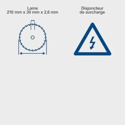 Image du fabricant 5 du Scheppach Scie sur table HS210