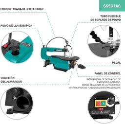 Image du fabricant 5 du Scie chantourner VONROC compacte