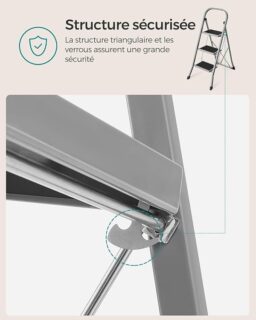 Image du fabricant 5 du SONGMICS Marchepied 3 Marches