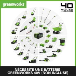 Image du fabricant 5 du Tronçonneuse Greenworks G40CS30II